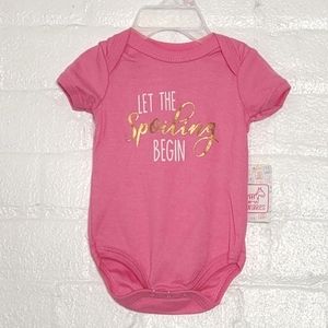 "Let the Spoiling Begin" Onesie NWT